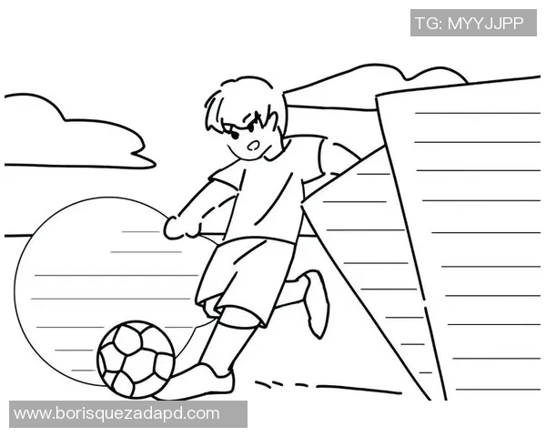 足球明星简笔画创作指南让你轻松描绘球场传奇人物的魅力与风采